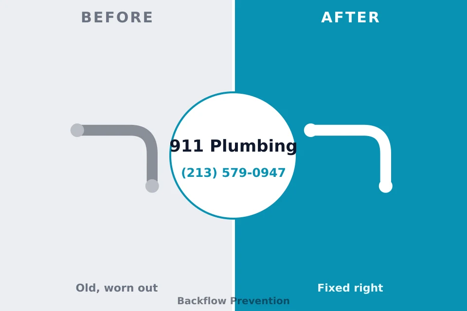 Before and after: plumbing repair Sullivan City, TX